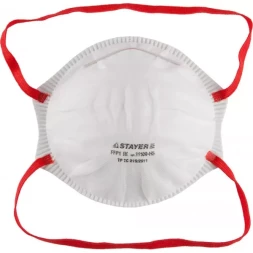 Полумаска фильтрующая STAYER "PROFI" коническая, многослойная, класс защиты FFP1, 5шт 11109-H5