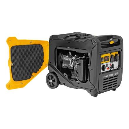 Генератор инверторный GS-4500iSE, 4,5 кВт, 230 В, закрытый корпус,электростартер// Denzel 94714 купить в Перми