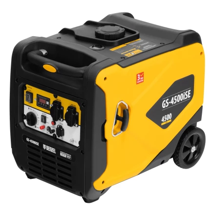 Генератор инверторный GS-4500iSE, 4,5 кВт, 230 В, закрытый корпус,электростартер// Denzel 94714 купить в Перми
