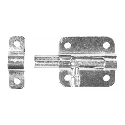 Задвижка накладная для окон и мебели &quot;ШП-10 БЦ&quot;, цвет белый/цинк, 30мм 37741-30 купить в Перми