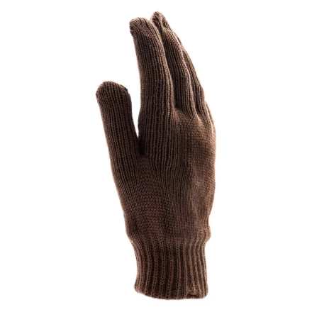 Перчатки трикотажные, двойные, полушерстяные, с ПВХ покрытием, Россия, Сибртех 68634 купить в Перми