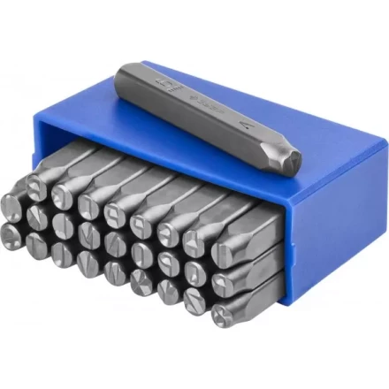 Клейма ЗУБР буквенные латинские, шрифт 6мм 21505-06_z01 купить в Перми