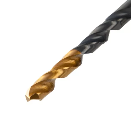 Сверло по металлу, 4,5 мм, HSS-Tin, Golden Tip, 10 шт. Denzel 717211 купить в Перми