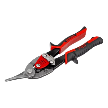 Ножницы по металлу Matrix, 250 мм, левый рез, сталь CRMO, двухкомпонентные рукоятки, PRO 78326 купить в Перми