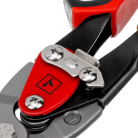 Ножницы по металлу Matrix, 250 мм, левый рез, сталь CRMO, двухкомпонентные рукоятки, PRO 78326 купить в Перми