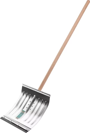 Лопата снеговая алюминиевая с деревянным черенком, 430мм, СИБИН 421857 421857 купить в Перми