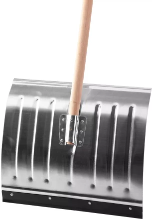 Лопата снеговая алюминиевая с деревянным черенком, 430мм, СИБИН 421857 421857 купить в Перми