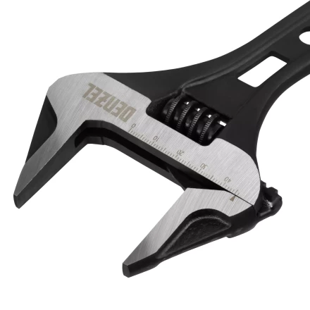 Ключ разводной 185 мм Denzel 15754, CrV, кованый, укороченная рукоятка купить в Перми