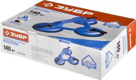 Стеклодомкрат ЗУБР &quot;ПРОФЕССИОНАЛ&quot; пластиковый, профессиональный, тройной, 140кг 3372-3_z01 купить в Перми