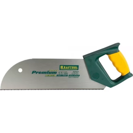 Ножовка KRAFTOOL &quot;MULTI-M&quot; по фанере, ламинированным материалам, пластмассе, универс зуб, 11TPI, 350мм 15076 купить в Перми