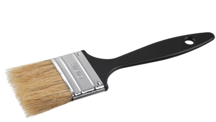 Кисть плоская СИБИН, пластиковая ручка, светлая щетина, 50мм 01008-050 купить в Перми