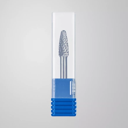 Зубр Твердосплавная борфреза F - парабола с закругленным углом, 8 х 20 мм, радиус 2.0 мм (28805-8-20) купить в Перми