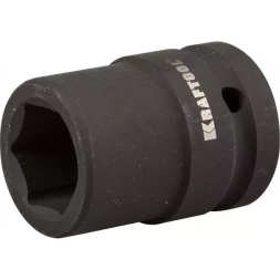 Торцовая головка KRAFTOOL "INDUSTRIE QUALITAT" ударная (3/4"), FLANK, Cr-Mo, фосфатированная, 22 мм 27945-22_z01