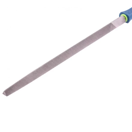 Напильник 300 мм трехгранный двухкомпонентная рукоятка №2 Сибртех 16031 купить в Перми