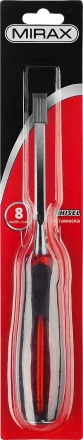 Стамеска MIRAX с двухкомпонентной прозрачной рукояткой, 8мм 1810-08 купить в Перми