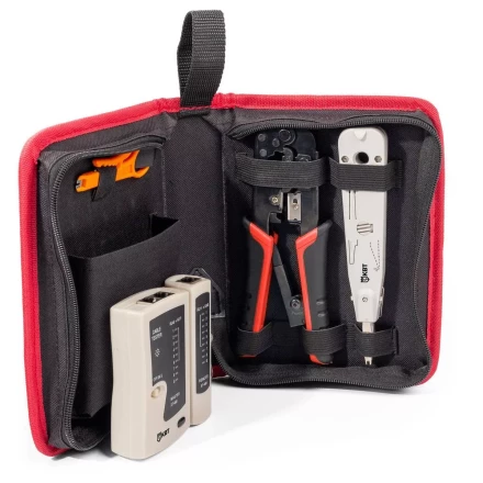 Набор КВТ LAN-4 для работ с сетевым кабелем (85935) купить в Перми