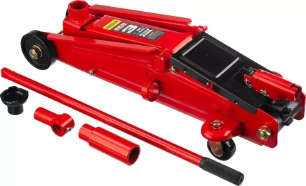 Домкрат гидравлический подкатной &quot;RED FORCE&quot;, для внедорожников, 3т, 155-545мм, STAYER 43157-3 43157-3 купить в Перми
