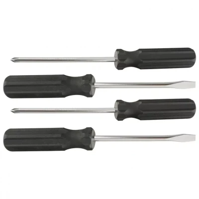 Набор отверток 4шт(SL5x100,6x100 PH1x100,2x100) углеродистая сталь пластиковая рукоятка SPARTA 13220