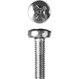 Винт ЗУБР "МАСТЕР" DIN 7985, класс прочности 4.8, оцинкованный, M4x12мм, 5кг 303150-04-012