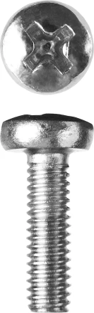 Винт ЗУБР &quot;МАСТЕР&quot; DIN 7985, класс прочности 4.8, оцинкованный, M4x12мм, 5кг 303150-04-012 купить в Перми