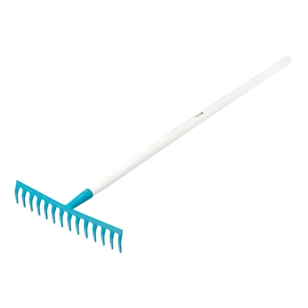 Грабли стальные Palisad, 360х1250 мм, 14 прямых зубьев, деревянный лакированный черенок, Luxe 6178988 купить в Перми