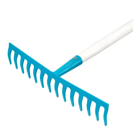 Грабли стальные Palisad, 360х1250 мм, 14 прямых зубьев, деревянный лакированный черенок, Luxe 6178988 купить в Перми