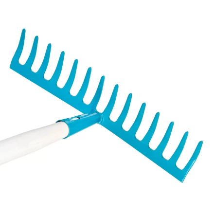 Грабли стальные Palisad, 360х1250 мм, 14 прямых зубьев, деревянный лакированный черенок, Luxe 6178988 купить в Перми