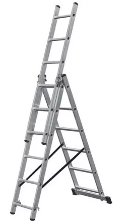 Лестница 3-х секционная алюминиевая 3*6 1013303 купить в Перми