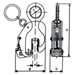 Захват для вертикального подъема листового металла тип DSQA-5.0 купить в Перми