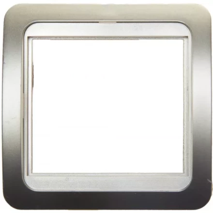 Панель СВЕТОЗАР &quot;ГАММА&quot; накладная, цвет золотой металлик, 1 гнездо SV-54145-GM купить в Перми