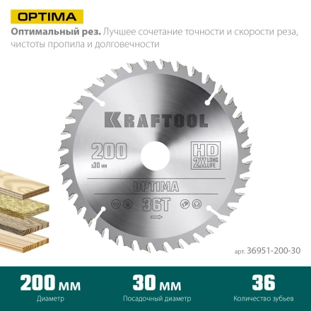Диск пильный OPTIMA, повышенный ресурс 36951-200-30 купить в Перми