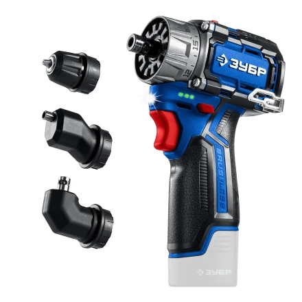 ЗУБР КОМБИ #1, 12 В, 45 Н·м, без АКБ (тип Т7), модульная дрель-шуруповерт, BRUSHLESS, Профессионал (DB-125) купить в Перми