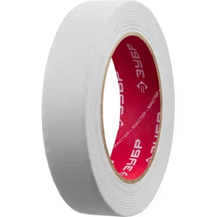 Малярная лента ЗУБР, креповая, 25мм х 50м 12115-25 купить в Перми