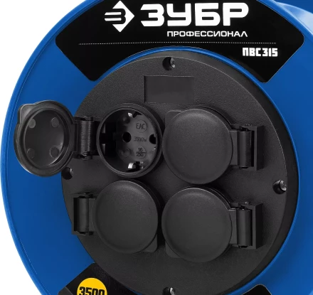 Профессиональные удлинители на пластиковой катушке ПВС 315 силовые серия ПРОФЕССИОНАЛ купить в Перми