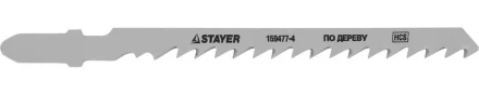 Полотна STAYER &quot;STANDARD&quot;, T244D, для эл.лобзиков, HCS, по дереву, фанере, ДСП, быстрый фигурный рез, EU, 74/4мм, 2шт 159477-4 купить в Перми