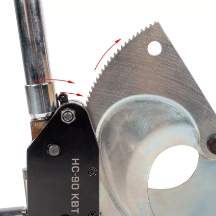 Секторные ножницы КВТ НС-90 для резки бронированных кабелей до 90 мм (84392) купить в Перми