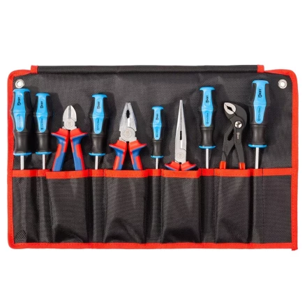 Набор слесарно-монтажного инструмента КВТ НИС-06, 10 предметов (92068) купить в Перми