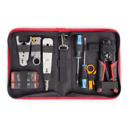 Набор КВТ LAN-8 для работ с сетевым кабелем (90348) купить в Перми