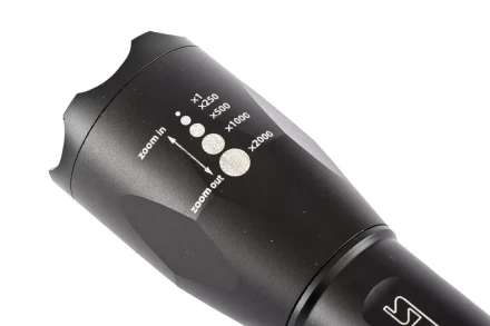 Фонарь 3 W CREE LED зум 3 режима 100% - 50% - стробоскоп ремешок 160 Лм 200 м 3хААА Stern 90581 купить в Перми