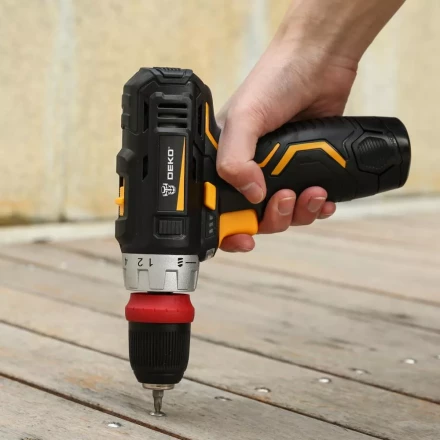 Дрель аккумуляторная DEKO GCD12DU3, 063-4114, со съемным патроном купить в Перми