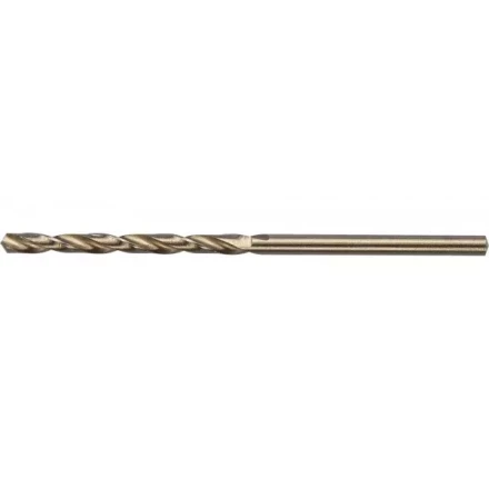 Сверло ЗУБР &quot;ЭКСПЕРТ&quot; КОБАЛЬТ по металлу, цилиндрический хвостовик, быстрорежущая сталь Р6М5К5, класс точн. А1, 2,5х57мм 4-29626-057-2.5 купить в Перми