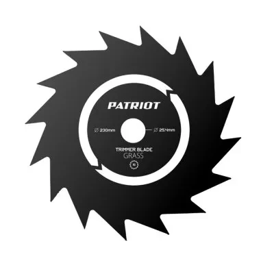 нож для травы PT-GSB16T  230x25.4x1.6   16-зубый   Patriot купить в Перми