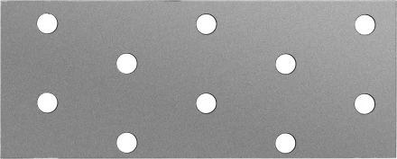 ЗУБР ПС-2.0, 40 x 100 x 2 мм, цинк, соединительная пластина (310256-040-100) купить в Перми