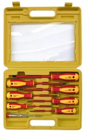 Набор отверток диэлектрических 8шт. кейс 19835 купить в Перми
