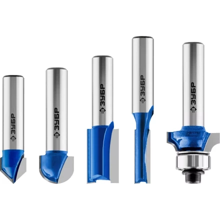 ЗУБР 5 шт, набор профильных фрез по дереву, Профессионал (28795-H5) купить в Перми