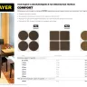 Накладки STAYER "COMFORT" на мебельные ножки, самоклеящиеся, фетровые, коричневые, круглые - диаметр 16 мм, 20 шт 40910-16 купить в Перми