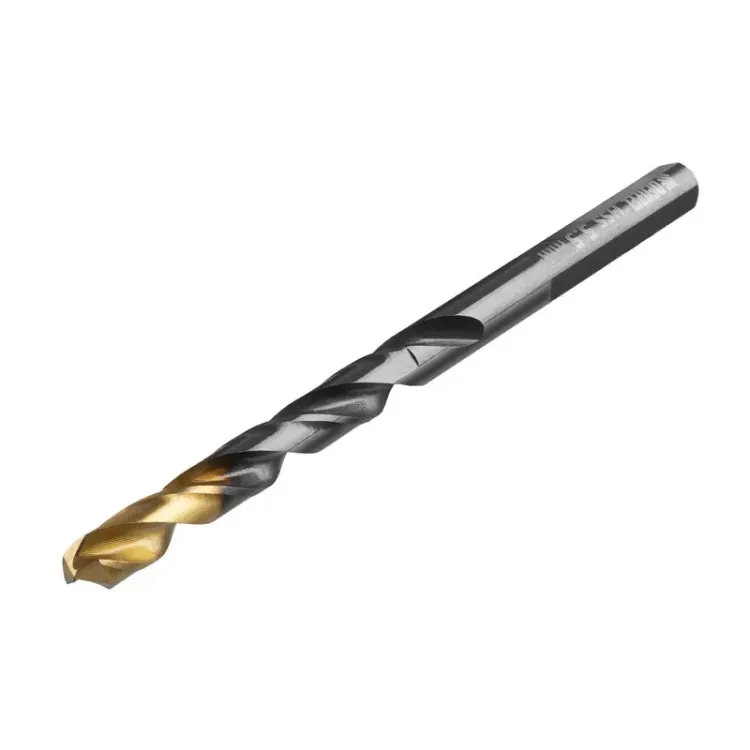 Сверло по металлу, 5,5 мм, HSS-Tin, Golden Tip, 10 шт. Denzel 717214 купить в Перми