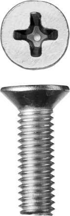 Винт ЗУБР &quot;МАСТЕР&quot; DIN 965, класс прочности 4.8, оцинкованный, M6x25мм, 5кг 303110-06-025 купить в Перми