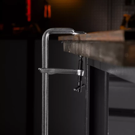 Струбцина F-образная Denzel 20479, 120x600мм, кованая купить в Перми