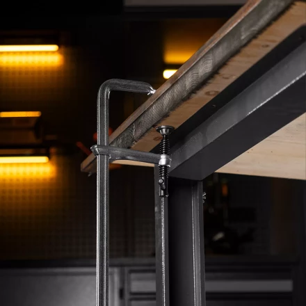 Струбцина F-образная Denzel 20479, 120x600мм, кованая купить в Перми